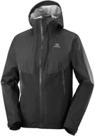 Kurtki i kamizelki sportowe damskie - Salomon Kurtka Salomon Outline Gore-Tex Hybrid Black C15980 - miniaturka - grafika 1