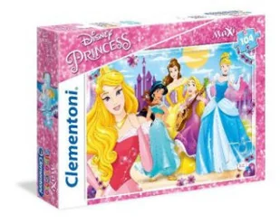 Clementoni Puzzle 104 Maxi Princess 23714 - Puzzle - miniaturka - grafika 2