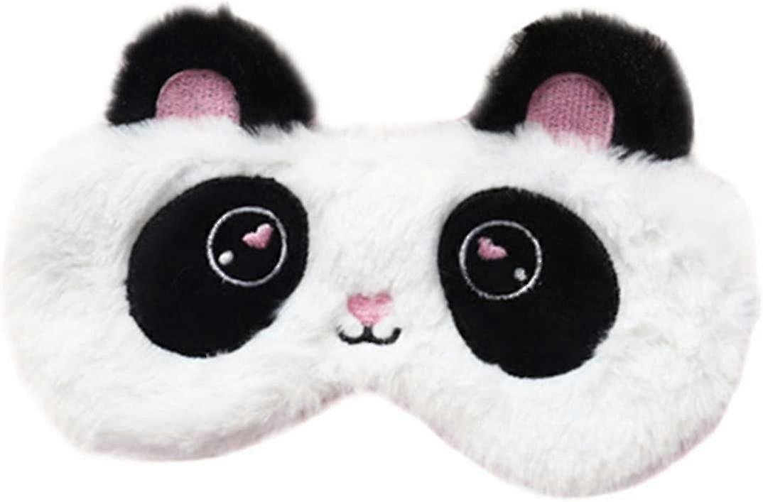 Panda Maska do spania Maska na oczy Do spania Jedwab nowość Prezenty Zabawna osłona oczu Opaska na oczy