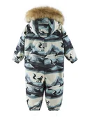 Kombinezony dla dzieci - Reima Kombinezon zimowy Lappi 5100129C Beżowy Regular Fit - miniaturka - grafika 1