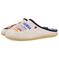 Kapcie damskie - HOT POTATOES Abaete, męskie kapcie, szare, 41 EU, Szary, 41 EU - miniaturka - grafika 1