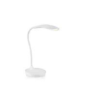 Lampy stojące - Markslojd SWAN USB LED 106093 Lampka biurkowa Biały - miniaturka - grafika 1