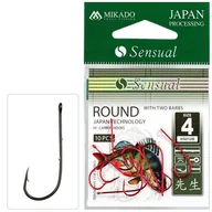 Inne akcesoria dla wędkarzy - MIKADO haczyk Sensual Round Black nr10 boczny trok - miniaturka - grafika 1