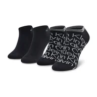 Skarpetki damskie - Zestaw 2 par niskich skarpet unisex Calvin Klein 701218714 Czarny - miniaturka - grafika 1