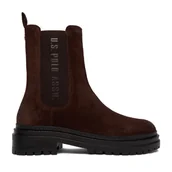 Botki damskie - Sztyblety U.S. Polo Assn. CEO-VIZAG001W/ELE1 Brązowy - miniaturka - grafika 1