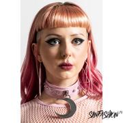 Naszyjniki - Naszyjnik Killstar Luna Daze Choker Pastel Pink - miniaturka - grafika 1