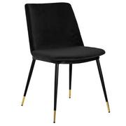 Krzesła - King Home Krzesło Diego - czarne KH1201100122.BLACK - miniaturka - grafika 1