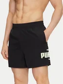 Spodenki męskie - Puma Szorty sportowe Ess Logo Lab 684672 Czarny Regular Fit - miniaturka - grafika 1