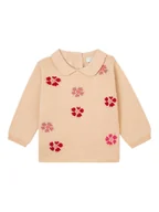 Bluzy i sweterki niemowlęce - Noppies Sweter "Feuchy" w kolorze jasnopomarańczowym - miniaturka - grafika 1