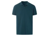 Koszulki męskie - LIVERGY® Koszulka polo męska z bawełny (Petrol, M (48/50)) - miniaturka - grafika 1