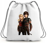 Torby szkolne - PLECAK WOREK JAK WYTRESOWAĆ SMOKA SZKOLNY - miniaturka - grafika 1