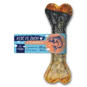 Przysmaki dla psów - Boskie Smaki Kość Do Żucia Z Łososiem Gryzak Dla Psa Na Piękną Sierść 17Cm / 115G - miniaturka - grafika 1