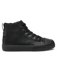 Trampki damskie - Trampki Big Star Shoes MM274020 Czarny - miniaturka - grafika 1