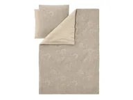 Pościel - LIVARNO® Pościel dwustronna z bawełny satynowej, 160 x 200 cm (Beżowy) - miniaturka - grafika 1