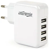 Ładowarki do telefonów - Gembird USB 4 porty USB 3.1 biała - miniaturka - grafika 1