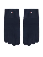 Rękawiczki - Tommy Hilfiger Rękawiczki Męskie Essentials AM0AM12845 Granatowy - miniaturka - grafika 1