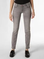 Spodnie damskie - Marc O'Polo - Jeansy damskie Alby Straight, szary - miniaturka - grafika 1