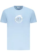 Koszulki męskie - TRUSSARDI KOSZULKA Z KRÓTKIM RĘKAWEM MĘSKA NIEBIESKA - Trussardi - miniaturka - grafika 1