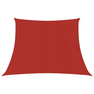 vidaXL Żagiel przeciwsłoneczny, 160 g/m, czerwony, 3/4x2 m, HDPE 311653 - Parasole ogrodowe - miniaturka - grafika 1