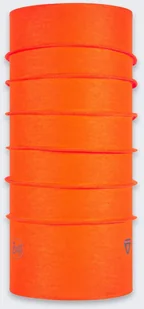Komin Buff Safety Thermonet Solid Orange - Czapki i chusty sportowe damskie - miniaturka - grafika 1