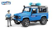 Samochody i pojazdy dla dzieci - Bruder Land Rover Pojazd Policyjny Z Figurką Policjanta 02597 Bruder 4001702025977 - miniaturka - grafika 1