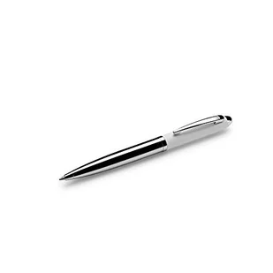 Volkswagen 00087703MQ długopis Senator matowy biały długopis długopis metalowy z nowym logo VW w kolorze niebieskim - Długopisy - miniaturka - grafika 1