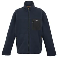 Bluzy sportowe męskie - Męska bluza Regatta Frankie Borg Fleece Rozmiar: L / Kolor: ciemnoniebieski - miniaturka - grafika 1