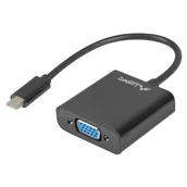 Akcesoria do komputerów stacjonarnych - LANBERG ADAPTER USB-C 3.1 M) > VGA F) 15CM AD-UC-VG-01 - miniaturka - grafika 1