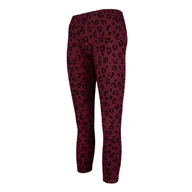 Legginsy - Legginsy ocieplane dziewczęce, pantera, bordo, Tup Tup - miniaturka - grafika 1