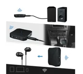 Transmitery FM - Transmiter Bluetooth Receiver Kebidu - miniaturka - grafika 1