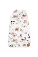 Śpiworki dla dzieci - Śpiworek bambusowy do spania dla dzieci light - Farma - miniaturka - grafika 1