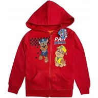 Bluzy dla dziewczynek - Bluza dziecieca Nickelodeon Paw Patrol z kapturem rozsuwana dresowa-134 - miniaturka - grafika 1