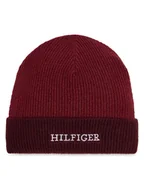 Czapki dla dzieci - Tommy Hilfiger Czapka AU0AU01930 Czerwony - miniaturka - grafika 1