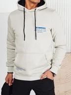 Bluzy męskie - Bluza męska z kapturem jasnoszara Dstreet BX5691-XXL - miniaturka - grafika 1