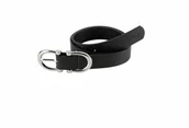 Akcesoria jeździeckie - Pikeur Pasek do spodni FAUX LEATHER SS22 - black/silver - miniaturka - grafika 1