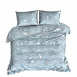 pościel bawełna lux 180x200 + 2 poszewka B 546-2 zajączki błękit Wielkanoc - Pościel pościel bawełna lux 180x200 + 2 poszewka B 546-2 zajączki błękit Wielkanoc - Pościel - miniaturka - grafika 1