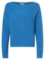 Swetry damskie - Tommy Hilfiger - Sweter damski, niebieski - miniaturka - grafika 1