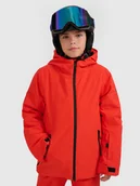 Kurtki i płaszcze dla chłopców - 4F Kurtka narciarska membrana 5000 chłopięca - czerwona 164 (13-14 lat) - miniaturka - grafika 1