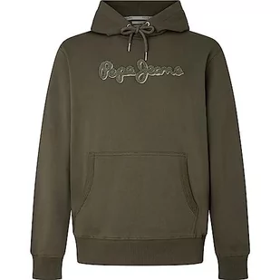 Pepe Jeans Męska bluza z kapturem Ryan, Zielony (oliwkowy), S - Bluzy męskie - miniaturka - grafika 1
