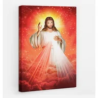 Ikony i obrazy sakralne - Jezus Miłosierny Miłosierdzie - obraz polycanvas, 20x30 - miniaturka - grafika 1