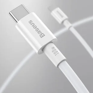 Baseus Superior kabel przewód USB Typ C - USB Typ C szybkie ładowanie Quick Charge / Power Delivery / FCP 100W 5A 20V 2m biały (CATYS-C02) - Kable USB - miniaturka - grafika 15