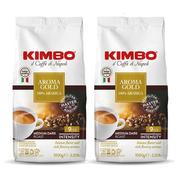 Kawa - 2x Kawa ziarnista KIMBO Aroma Gold 1 kg - miniaturka - grafika 1