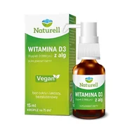 Przeziębienie i grypa - Naturell Witamina D3 z alg 15ml - miniaturka - grafika 1