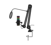 Mikrofony komputerowe - Aqirys Galileo Przewodowy Czarny - miniaturka - grafika 1