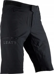 Lekkie Spodenki Rowerowe z Kieszeniami Leatt Mtb Trail 1.0 black rozmiar S - Spodenki rowerowe - miniaturka - grafika 1