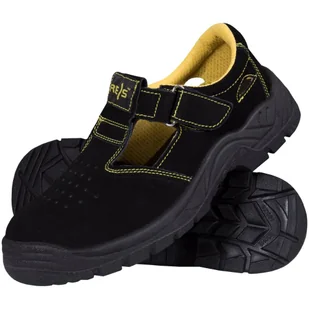 Buty robocze Reis Yesblk OB SRC roz.45 półbuty czarno żółte - Obuwie robocze - miniaturka - grafika 1