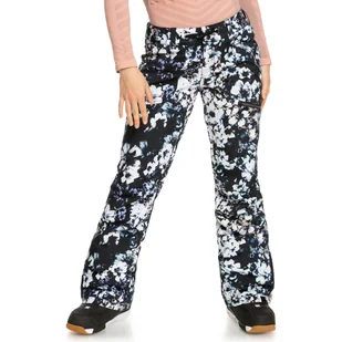Damskie Spodnie ROXY NADIA PRINT J SNPT KVJ1 ERJTP03188-KVJ1 – Czarny - Spodnie narciarskie - miniaturka - grafika 1
