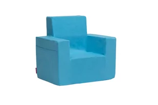 Fotelik piankowy Classic niebieski Kolory! - Fotele i pufy dla dzieci - miniaturka - grafika 1