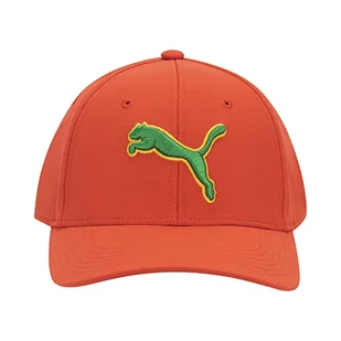 PUMA Unisex Evercat Dillon Stretch Fit czapka bejsbolowa, czerwona/zielona, XL, Czerwony/Zielony, L-XL - Czapki damskie - miniaturka - grafika 1