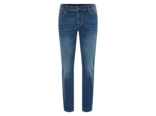 LIVERGY® Jeansy męskie Slim Fit z bawełną (Ciemnoniebieski, 54 (38/32)) - Spodnie męskie - miniaturka - grafika 1